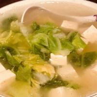 Chinese Cabbage And Tofu Soup 白菜豆腐汤 · 