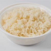 Rice · Plain white rice.
