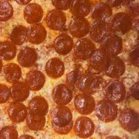 1 Topping Pizza · Our Scratch Made Italian style hand tossed dough topped with our house made pizza sauce, Moz...