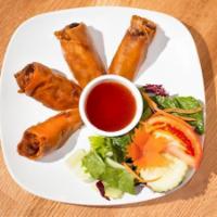 Vegetable Spring Roll (2 Pcs.) · Mixed Vegetables, Tofu, Sweet & Sour Sauce