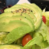 Avocado Salad · With ginger dressing.