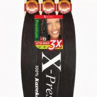 X-Pression: 3X Outre Pre-Stretched Braiding Hair 52 In. · Three times the X-Pression braid. Pre-stretched and outfitted with crochet loops for speedy ...