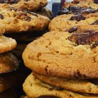 Fresh 6 Pack  Cookie Box · 2 each of sugar, peanut butter and oatmeal raisin 2 inch cookies baked fresh daily! enjoy.