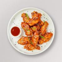 Sweet Zinger Wings · Fresh chicken wings breaded, fried until golden brown, and tossed in sweet and sour sauce.