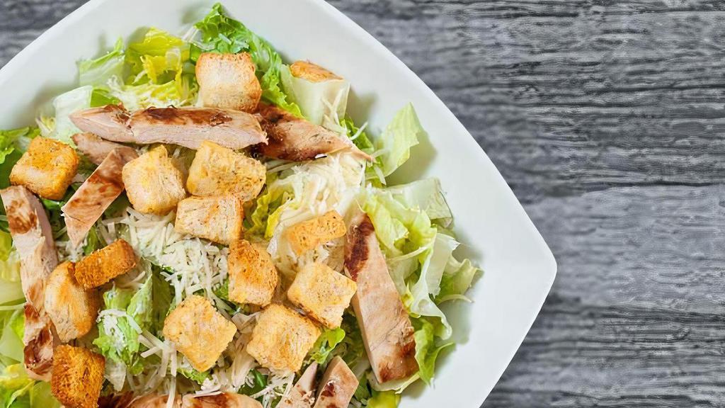 Caesar Salad · Add grilled chicken for an additional charge.