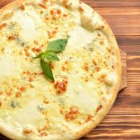 White Pizza · Our fresh pizza dough topped with a touch of oil, sprinkled lightly with fragrant garlic, an...