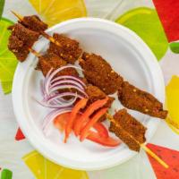 Suya · per stick. spicy shish kebab-like skewered meat made from thinly sliced marinated in various...