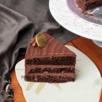Outrageously Chocolate Layer Cake · Rich and moist, this cake will be sure to satisfy your chocolate craving.