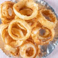 Fresh Onion Rings · Fried onion pieces.