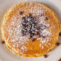 Fancy Pancakes · Add any of the following: bananas, blueberries, strawberries, whipped cream, Nutella, peanut...