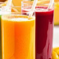 Juice · Orange, apple, cranberry juice.