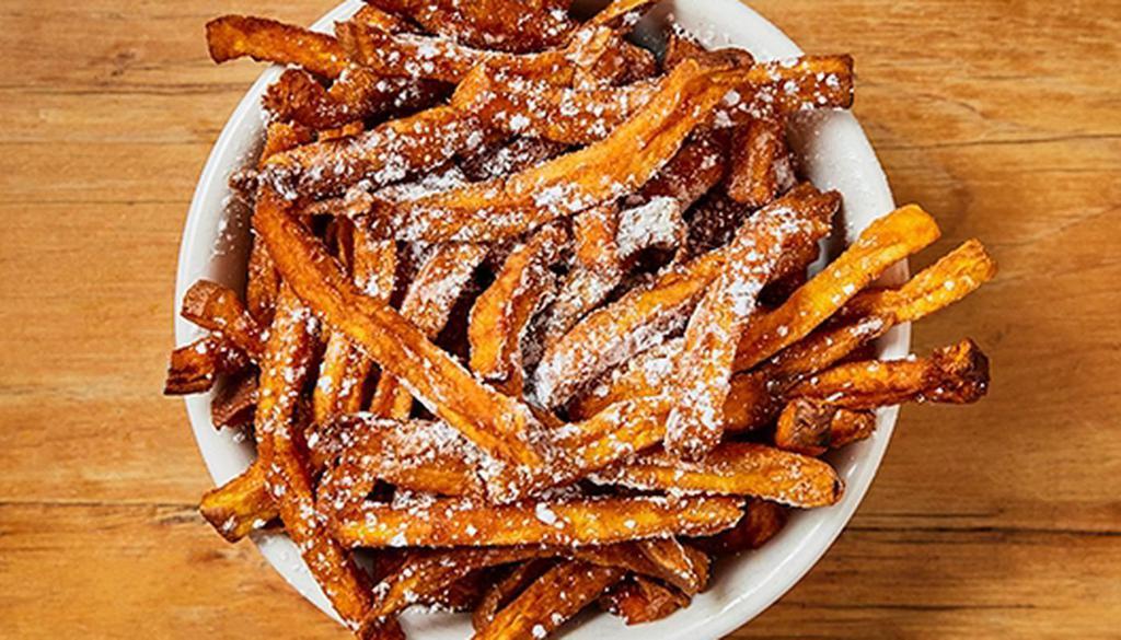 Side Sweet Fries · Fresh cut sweet potato fries