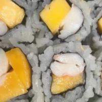 Mango Shrimp Roll · cooked