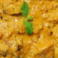 Chicken Malai Curry · Boneless chicken ,coconut milk, mustard seeds, curry leaves & spices.
