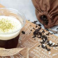 Tea Jelly Dessert · Premium Dark Roast Oolong Tea with Sea Salt Cream