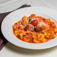 Cheese Tortellini - Pasta Dinner · Cooked to order and sautéed in our house sauce with or without garlic, tossed with grated ch...