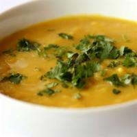 Mulligatawny Soup · Spicy hot soup, made with lentils and spices.