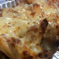 Texas Cheese Fries · Fries, bacon and ranch oven baked