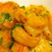 Shrimp Curry  · Choice of. Red, green, yellow
