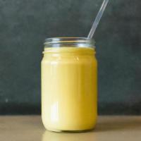 Spiked Lassi · cotton and reed white rum mixed with our homemade mango lassi. pour over ice.. jar serves 2....