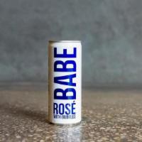 Babe Rose · 8.5oz. rose wine. modesto, ca.. [gf] [vegan] must be 21 to purchase.