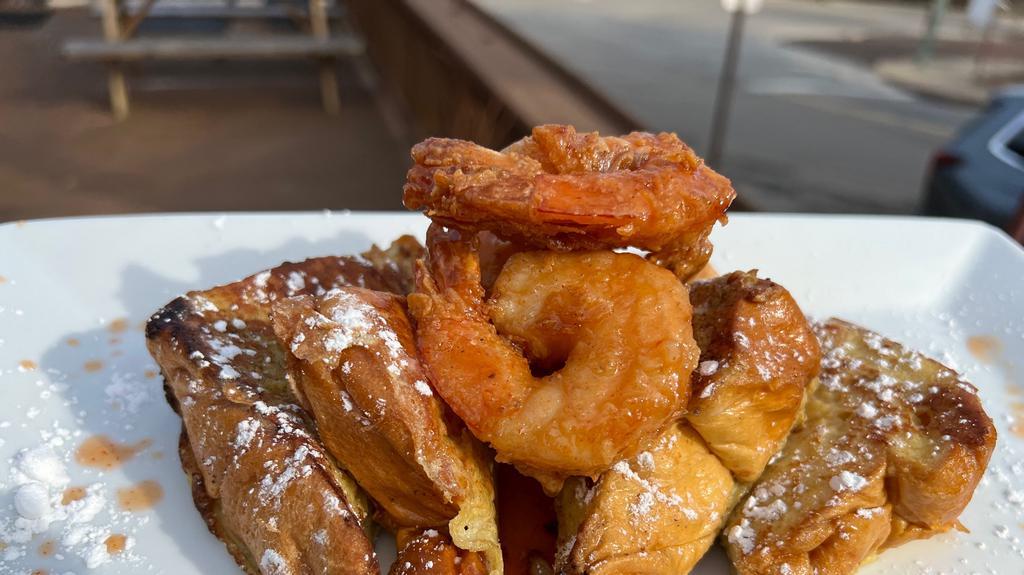Fried Spicy Honey Shrimp · Shrimp seasoned, fried, and tossed in our signature Chasers' spicy honey.
