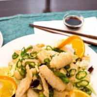Crispy Squid With Salt & Pepper · Spicy. Served with steamed rice. Spicy.