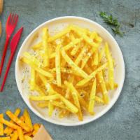 Cheesy Fries Fries Baby · (Vegetarian) Idaho potato fries cooked until golden brown and garnished with salt and melted...