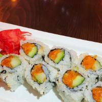Spicy Salmon Cucumber Roll · Spicy salmon with cucumber