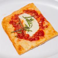 Brooklyn Pie Square Thin Crust Sicilian Pizza · With fresh mozzarella, olive oil and fresh basil.