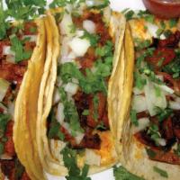 Tacos A La Carta · With cilantro & onions – con cilantro y cebolla. . Add an additional charge for Beef, mixed,...