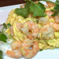 Shrimp With Egg  · Served with white rice.