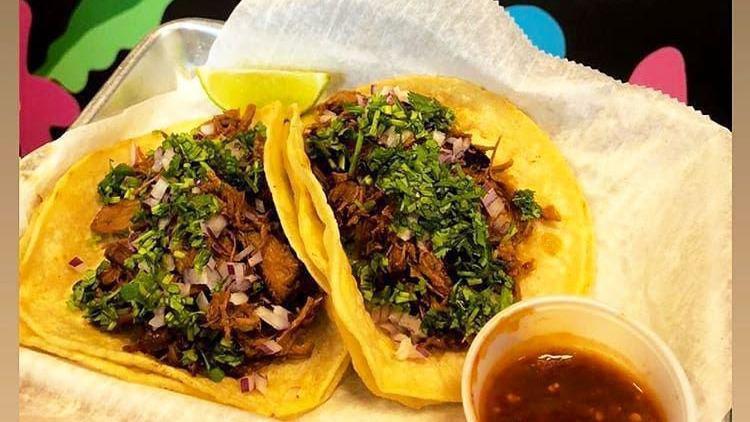 Beef Taco Plate · Three beef tacos. Includes sides of rice and beans.