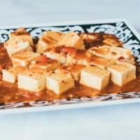 Spicy Sour Tofu * · Vegan, spicy. Spicy sauteed tofu prepared with onions, spring onions, and bell peppers in a ...
