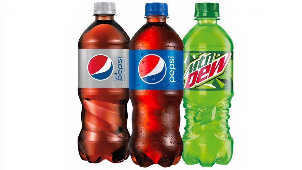 Pepsi Soda- 20 Oz Bottle · Select a delicious and refreshing Pepsi 20oz soda to complete your meal.