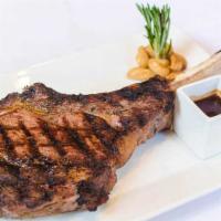 Prime Aged Bone-In Ribeye Ala (20 Oz.) · These items are served raw or may be cooked to order. The commonwealth of Massachusetts sugg...