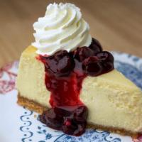 Vanilla Bean Cheesecake Slice · 