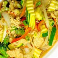 Stir Fried Mixed Vegetables · Stir fried mixed vegetables, with your choice of meat/shrimp/tofu in a special sauce.