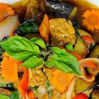 Stir Fried Eggplant · (served with white or brown rice) Choice of chicken, shrimp or tofu stir fried with Japanese...