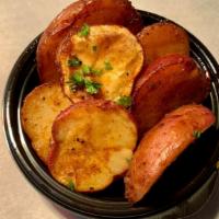 Roasted Potatoes · Our Roasted Potatoes are roasted with olive oil, garlic and seasonings 

- dairy free
- glut...