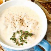 Clam & Corn Chowder · A soup factory classic and a mixed marriage! Here are two wonderfully New England & Yankee S...