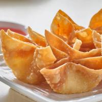 Cheese Wontons · Eight pieces.