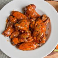 Buffalo Wings · Served with side of celery or carrots mix and blue cheese.