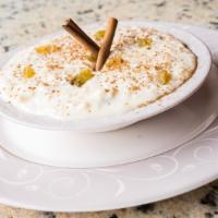 Tom'S Famous Rice Pudding · Vegetarian. With raisins.