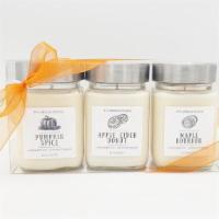 Pick Your Favorite Candles Gift Set · This gift set includes three 10oz candles in your favorite scents.  Please indicate in notes...