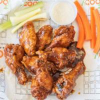 Buffalo Wings By Pieces · Serves with celery, carrot & choice of dipping sauce