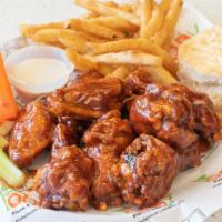 Boneless Wings By Pound · Serves with celery, carrot & choice of dipping sauce
