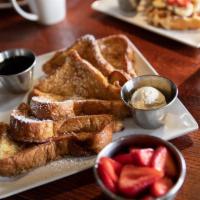 Large Brioche French Toast · 3 pieces of French Toast, butter and syrup