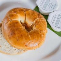 Toasted Bagel With Cream Cheese · 