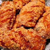 Basket 1: Fried Chicken Wings 6 Pieces · 
